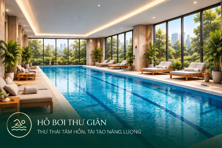 Hồ bơi 4 mùa vô cực - FourS Tower