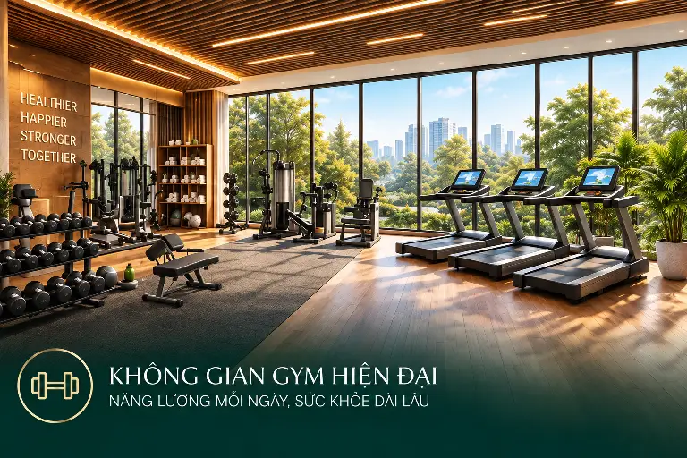 Phòng Gym - Yoga - FourS Tower